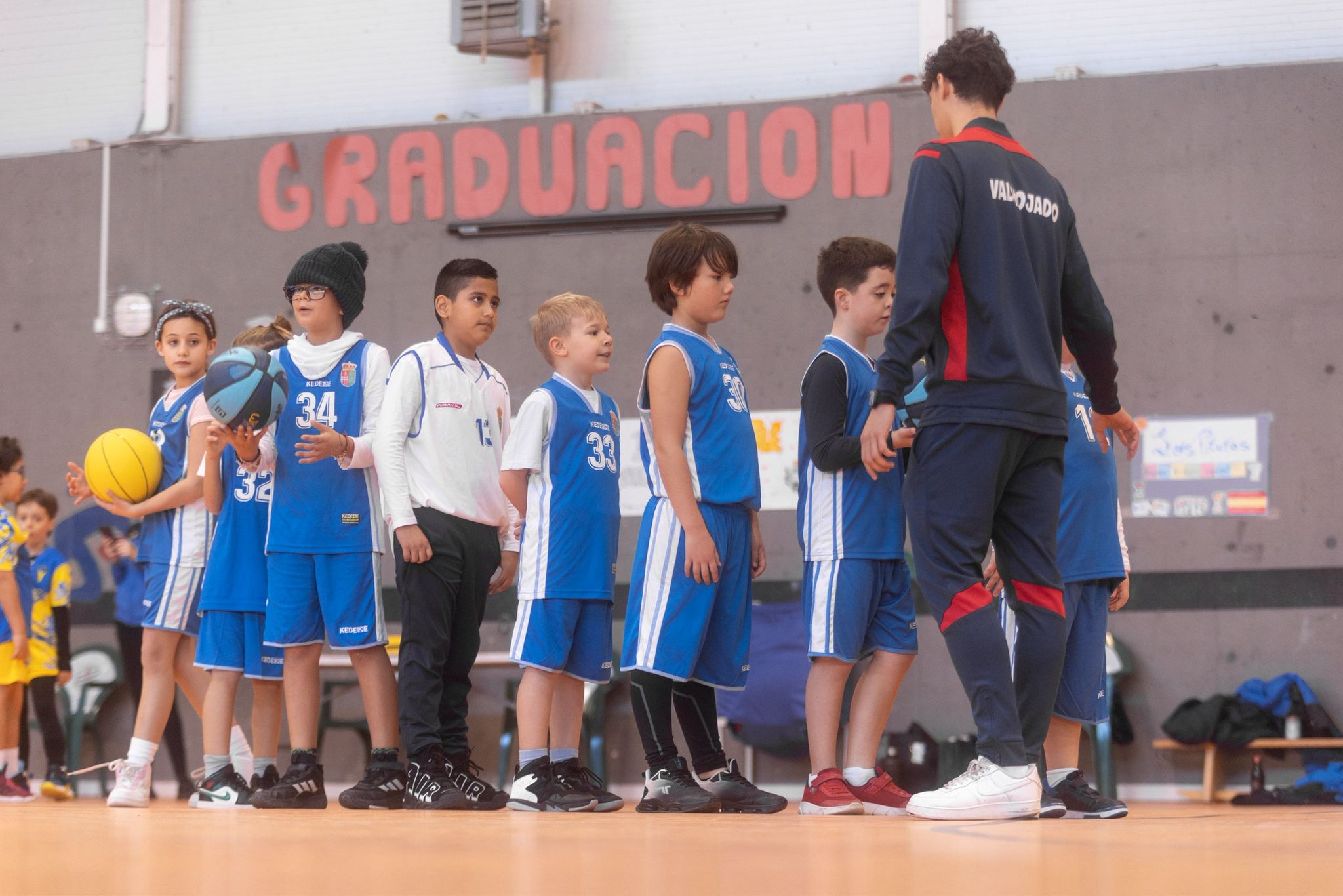 Basketball training session